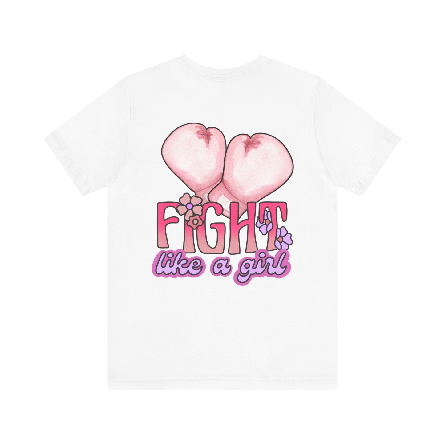 Empowerment Tee: Fight Like a Girl Unisex Jersey Short Sleeve T-Shirt, Awareness Shirt, Cancer Support Apparel, Gift for Fighters, [...]
