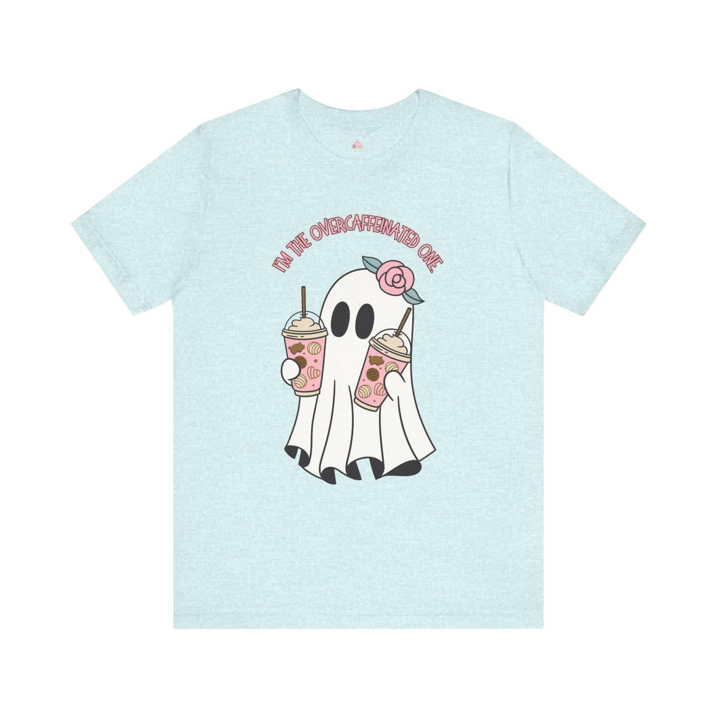 Playful Ghost Tee - Halloween Casual Wear, Unisex Short Sleeve T-Shirt, Funny Graphic Tee, Cute Gift for Halloween Lovers, Cool Ghost Design