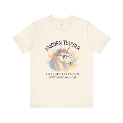 Unisex Tee - Unicorn Teacher Funny Design