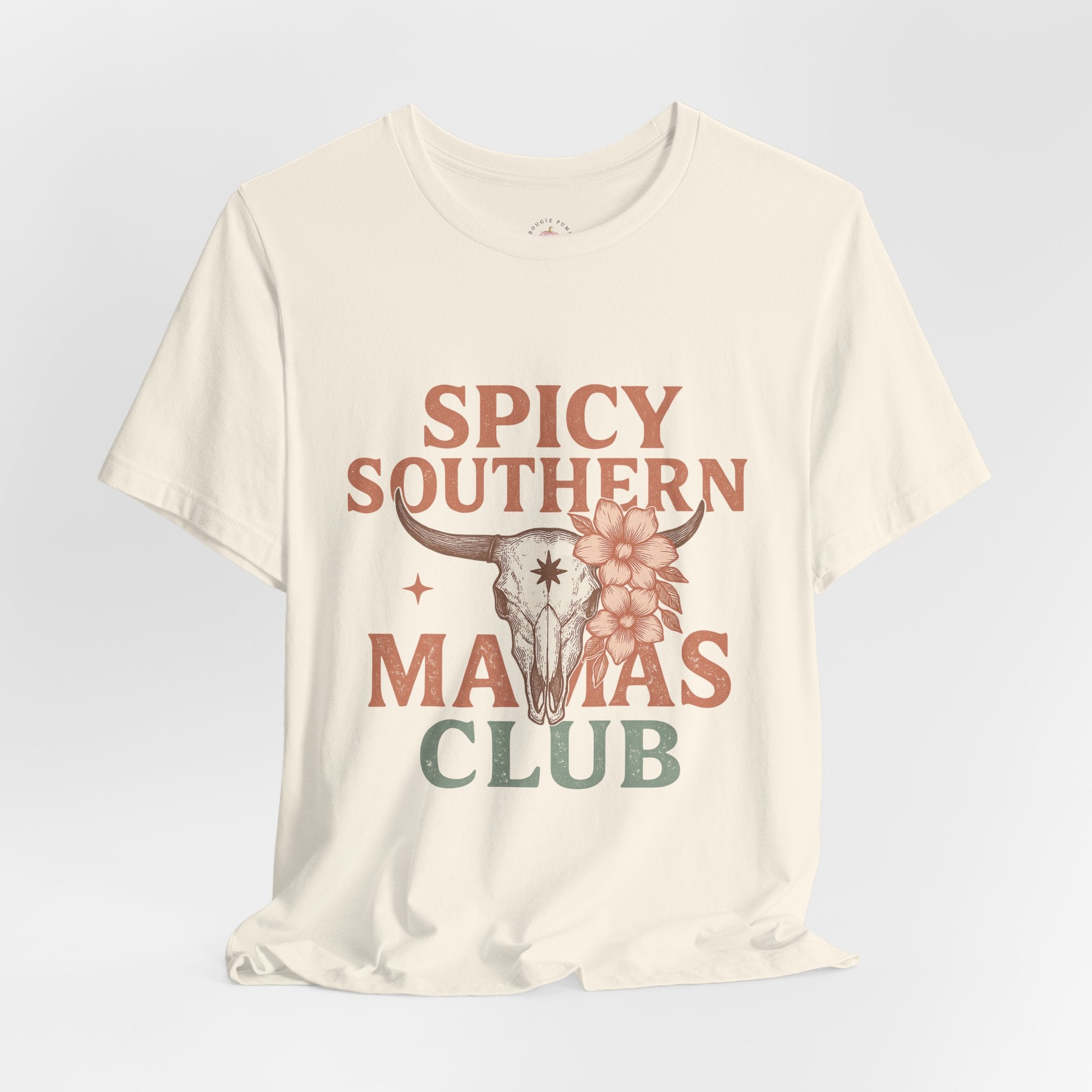 Spicy Southern Mamas Club Tee | Western Graphic Shirt for Faith-Filled Women – The Bougie Pumpkin Boutique