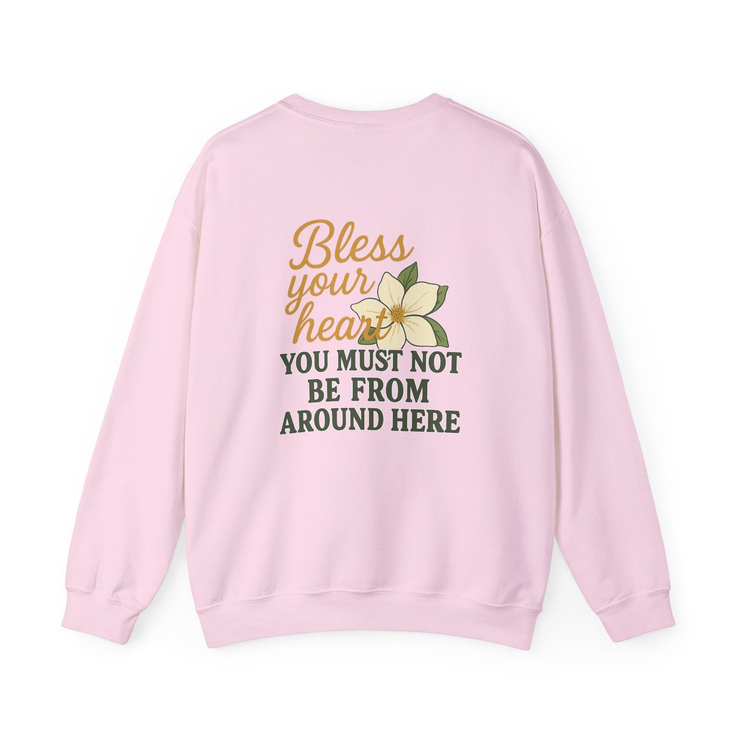 Bless Your Heart Sweatshirt | Unisex Crewneck | Cozy Gift for Friends, Southern Charm, Casual Style, Occasional Wear - The Bougie Pumpkin Boutique