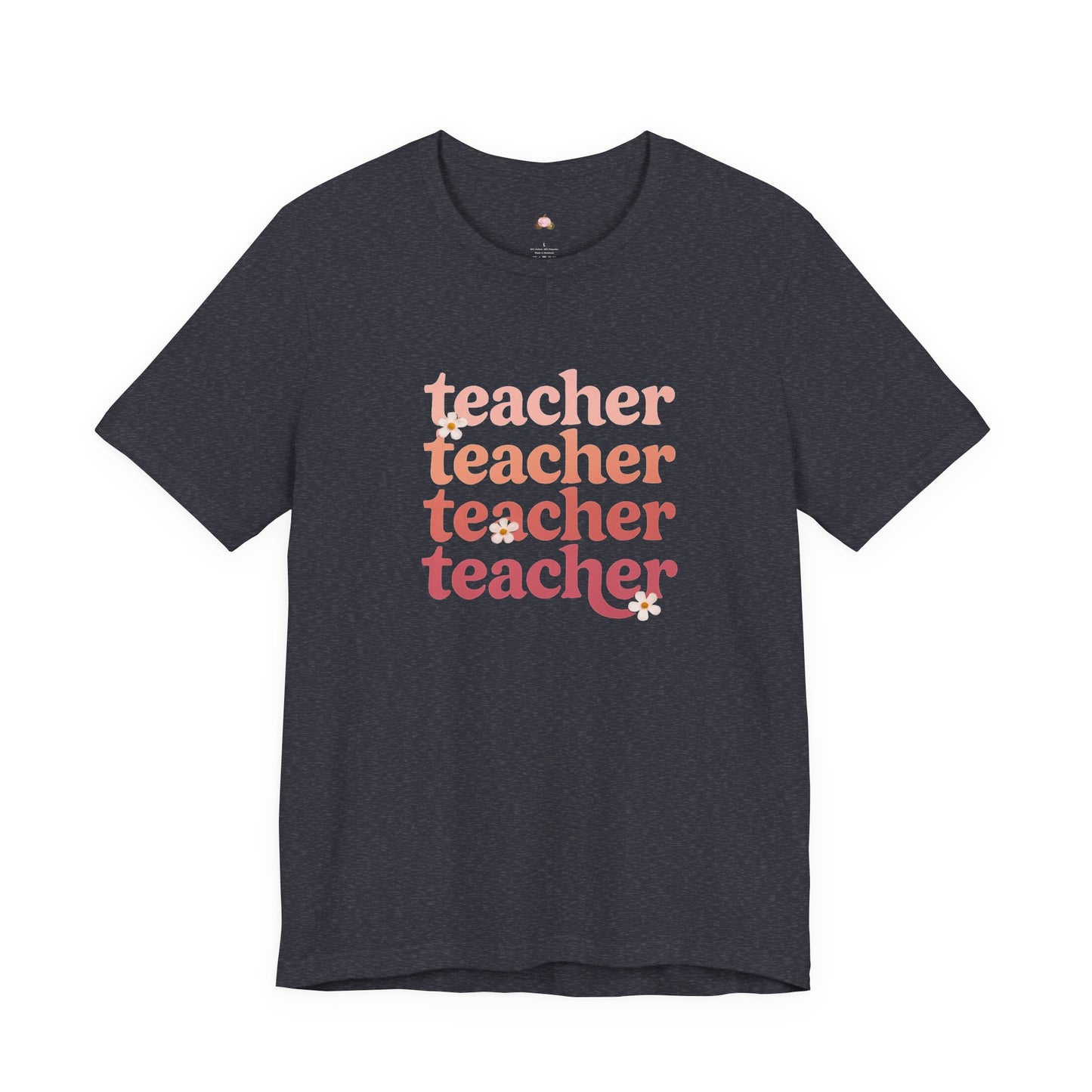 Teacher Vibes Unisex Jersey Tee - Perfect Gift for Educators, Teacher Appreciation, Classroom Style, Graduation Gift, Everyday Wear