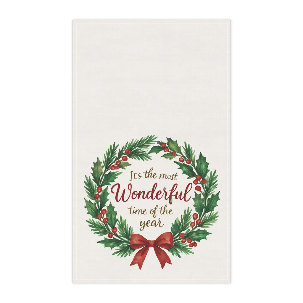 It’s the Most Wonderful Time of the Year Wreath | Holiday Decor – The Bougie Pumpkin Boutique