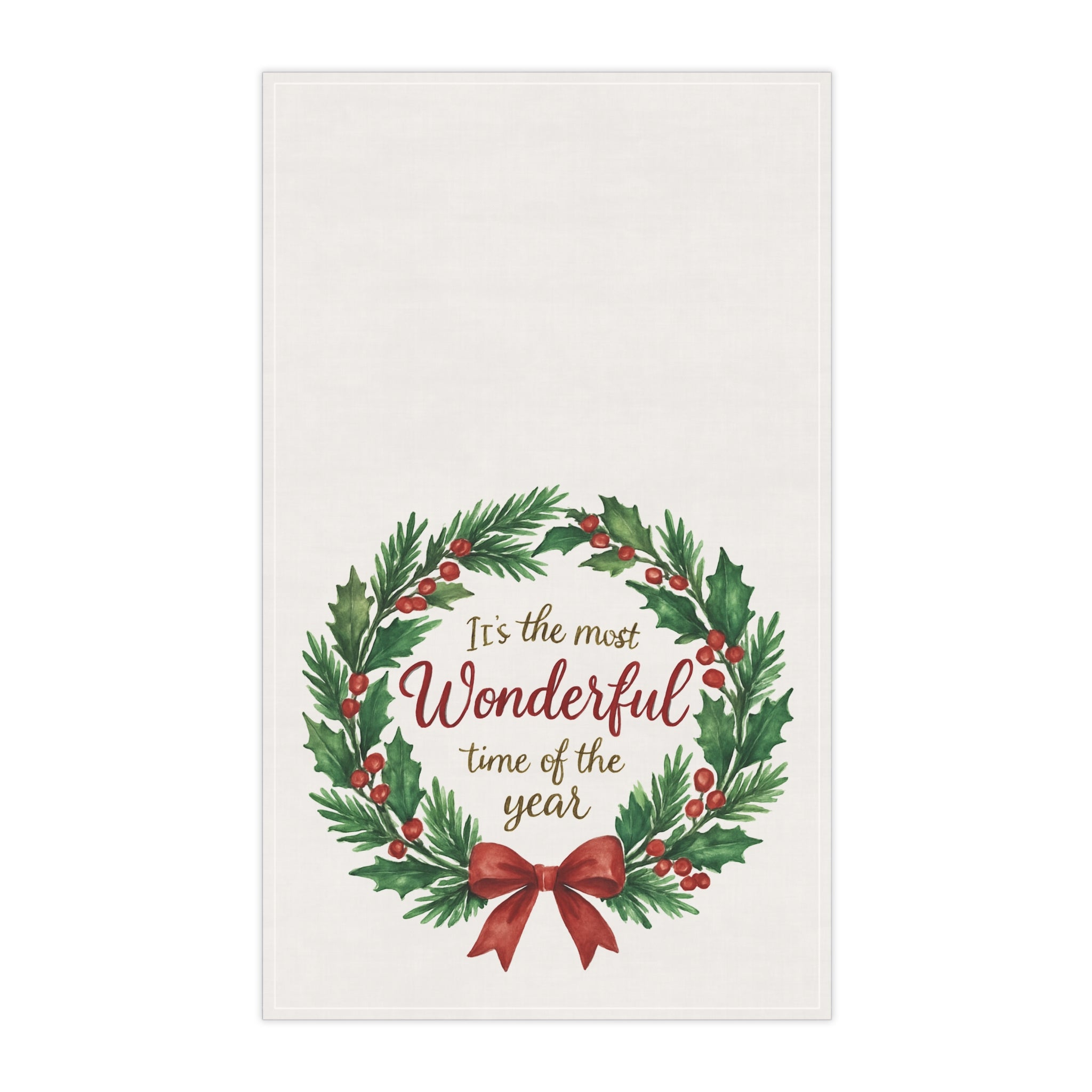 It’s the Most Wonderful Time of the Year Wreath | Holiday Decor – The Bougie Pumpkin Boutique