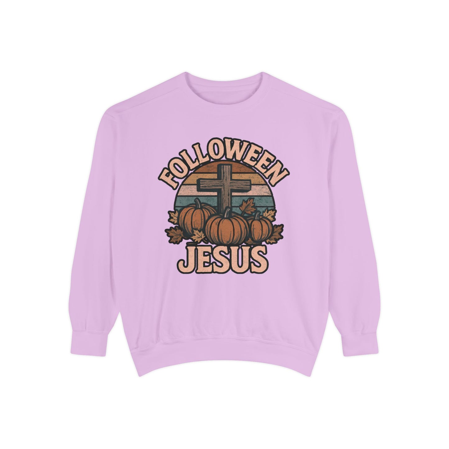 Follower Jesus Sweatshirt - Unisex Fall Apparel, Cute Halloween Gift, Faith-Based Clothing, Autumn Style - The Bougie Pumpkin Boutique