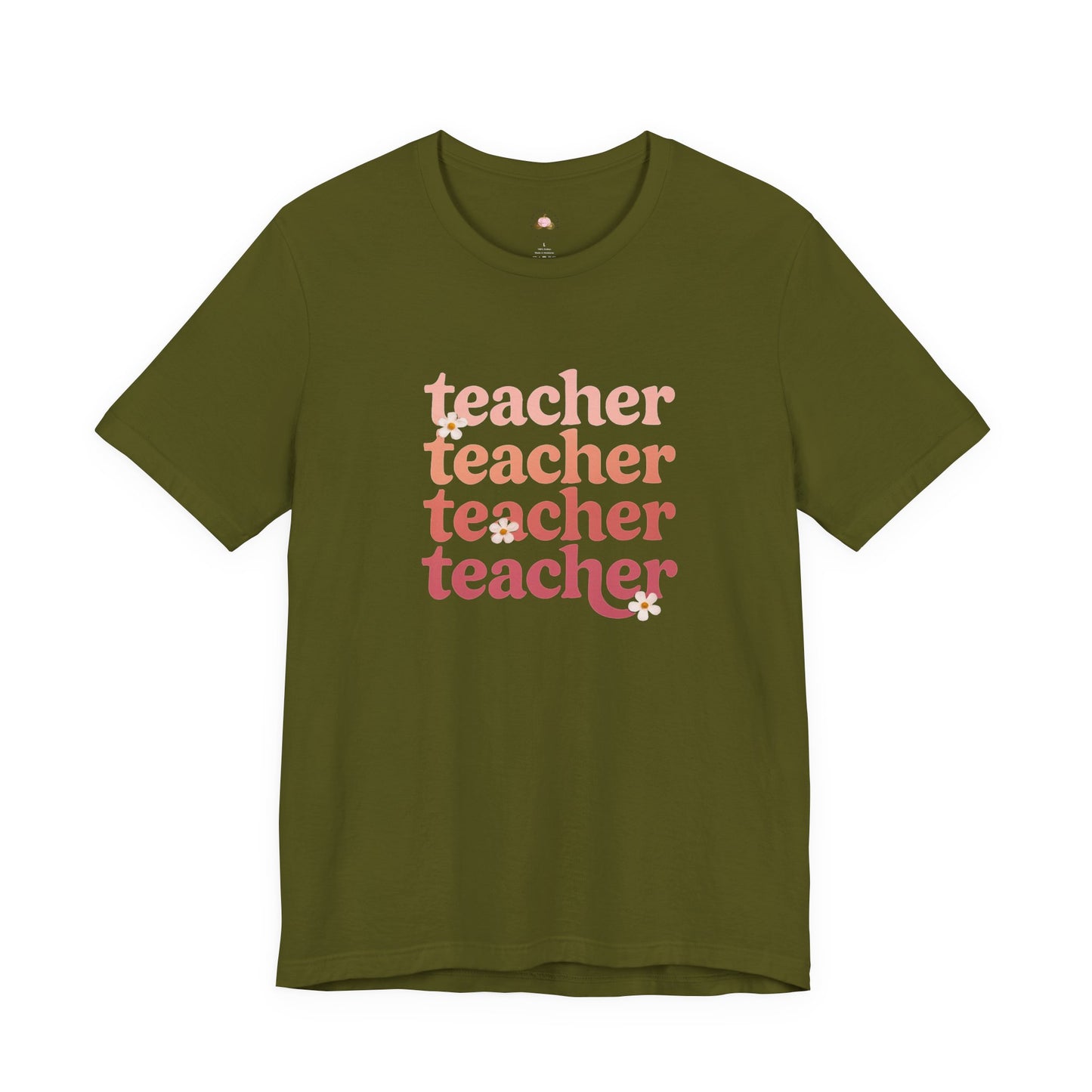 Teacher Vibes Unisex Jersey Tee - Perfect Gift for Educators, Teacher Appreciation, Classroom Style, Graduation Gift, Everyday Wear