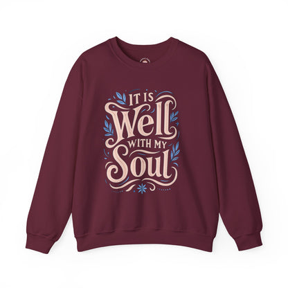 Soulful Comfort Crewneck Sweatshirt - Cozy Gift for Faith Lovers, Inspirational Apparel, Motivational Sweatshirt, Religious Gift, [...]