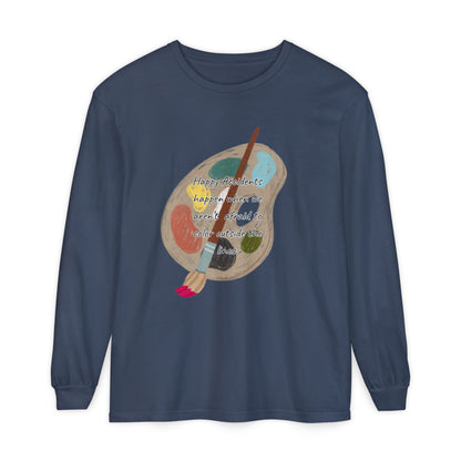 Long Sleeve T-Shirt - Don't Be Afraid to Color Outside the Lines