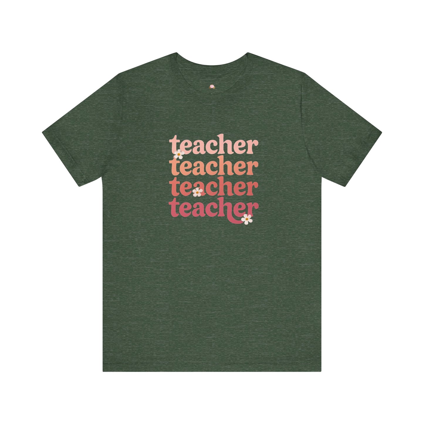 Teacher Vibes Unisex Jersey Tee - Perfect Gift for Educators, Teacher Appreciation, Classroom Style, Graduation Gift, Everyday Wear