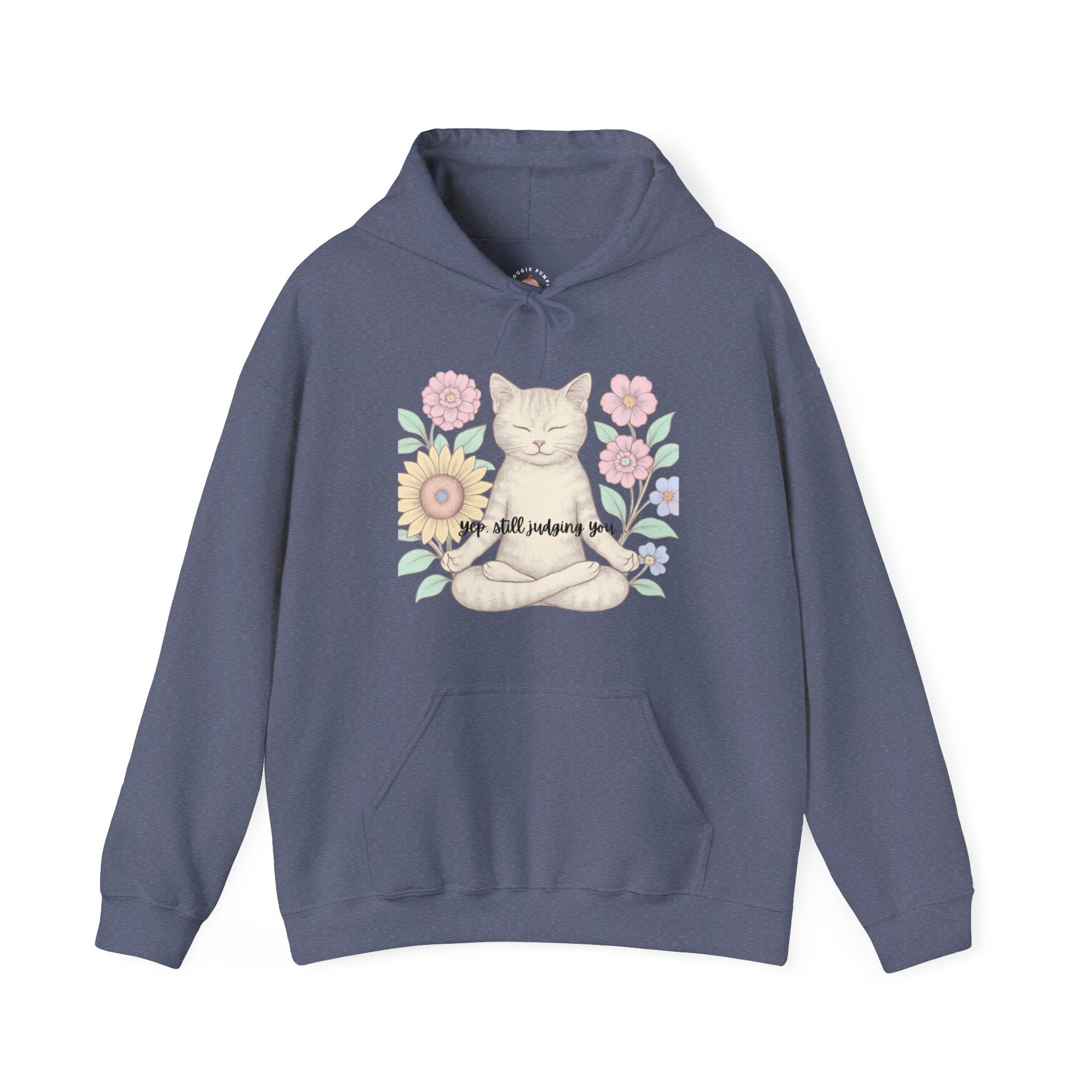 Zen Cat Snarky Hoodie Sweatshirt | The Bougie Pumpkin