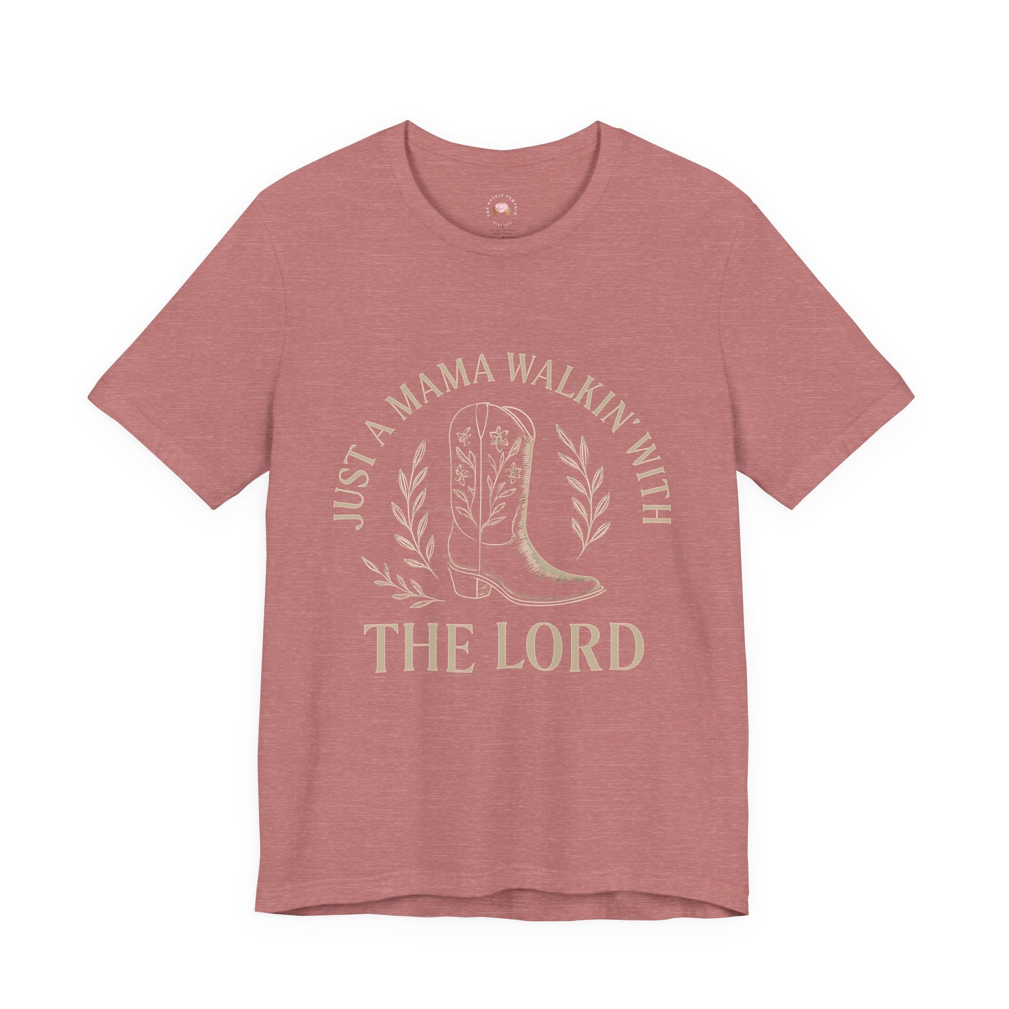 Christian T-Shirt - "Just Walkin' With The Lord" Faith Tee