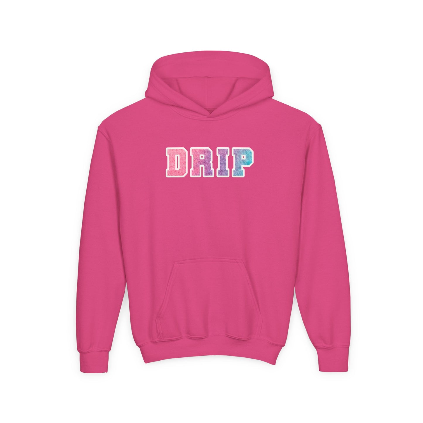 Youth Heavy Blend Hooded Sweatshirt - Drip Design, Trendy Hoodie, Urban Outfit, Gift for Teens, Casual Wear, Street Style