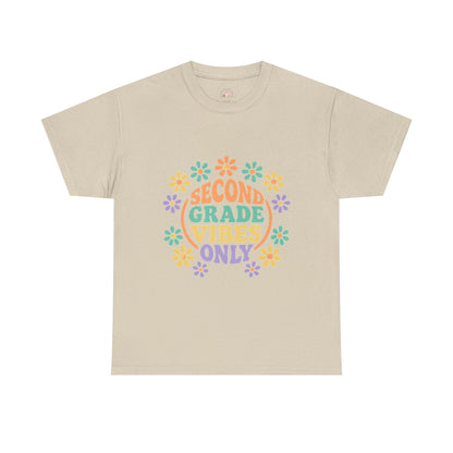 Second Grade Vibes Tee - Teacher Shirt