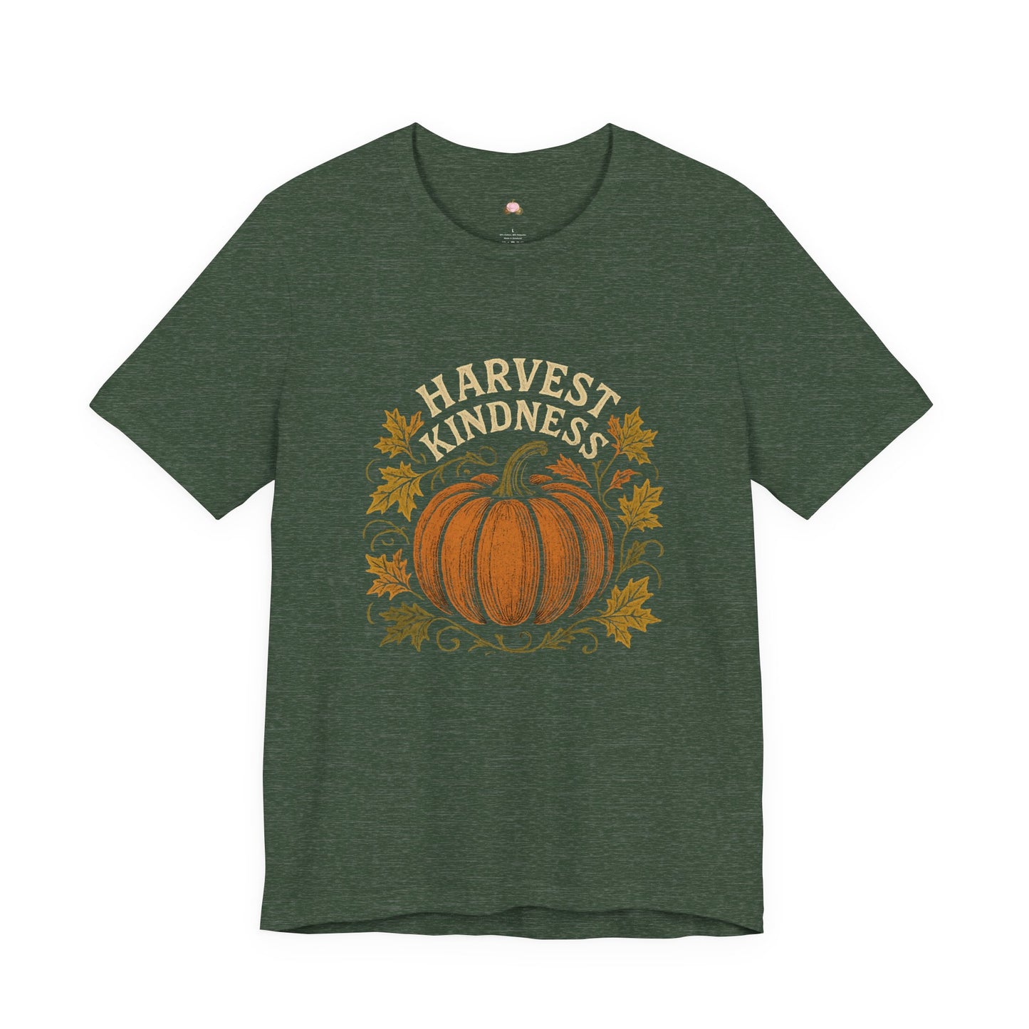 Harvest Kindness Tee - Unisex Jersey Short Sleeve Tee, Fall Fashion, Autumn Apparel, Thanksgiving Shirt, Gift for Friends, Cozy Casual Wear