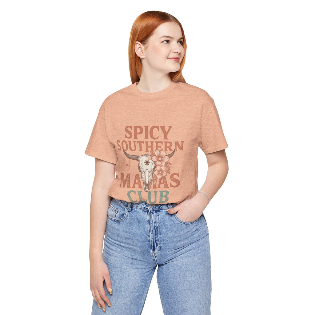 Spicy Southern Mamas Club Tee | Western Graphic Shirt for Faith-Filled Women – The Bougie Pumpkin Boutique