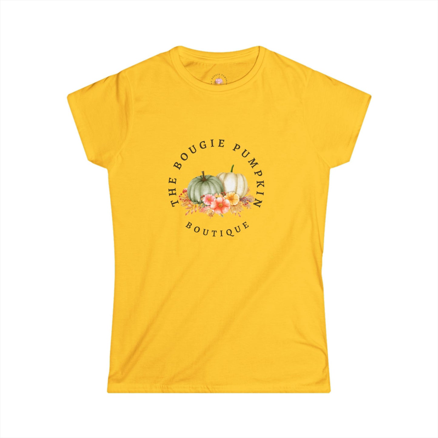 Women's T-Shirt - Bougie Pumpkin Boutique, Fall Halloween Design