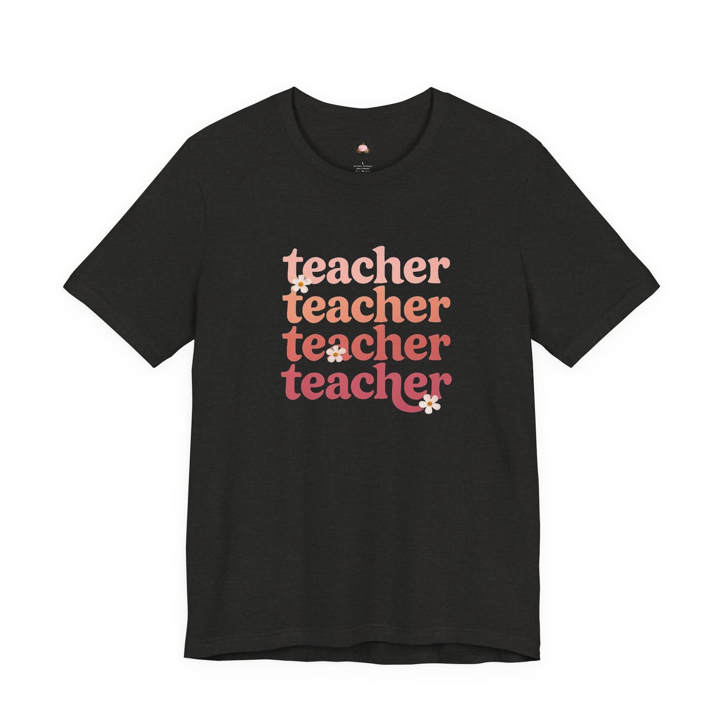 Teacher Vibes Unisex Jersey Tee - Perfect Gift for Educators, Teacher Appreciation, Classroom Style, Graduation Gift, Everyday Wear