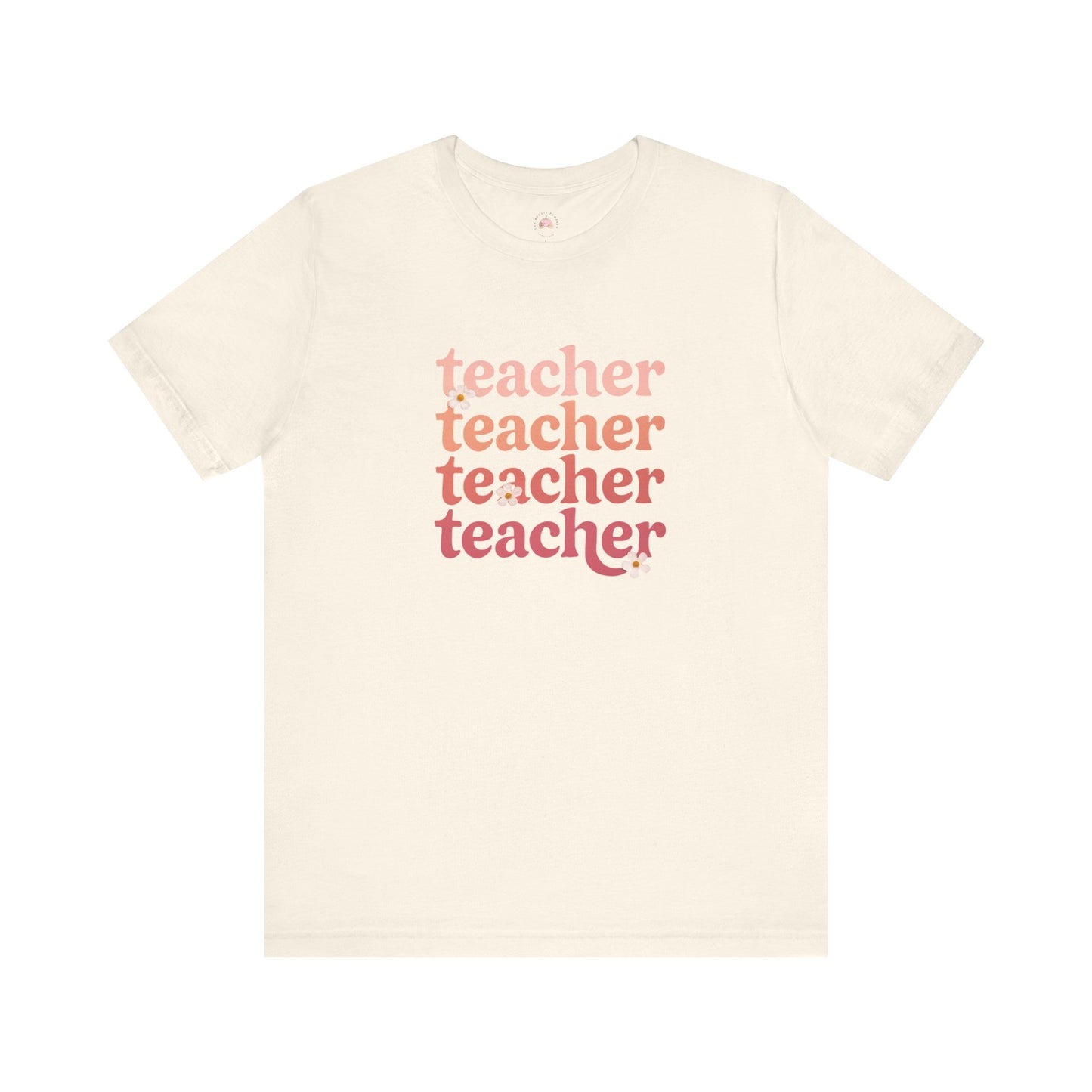 Teacher Vibes Unisex Jersey Tee - Perfect Gift for Educators, Teacher Appreciation, Classroom Style, Graduation Gift, Everyday Wear