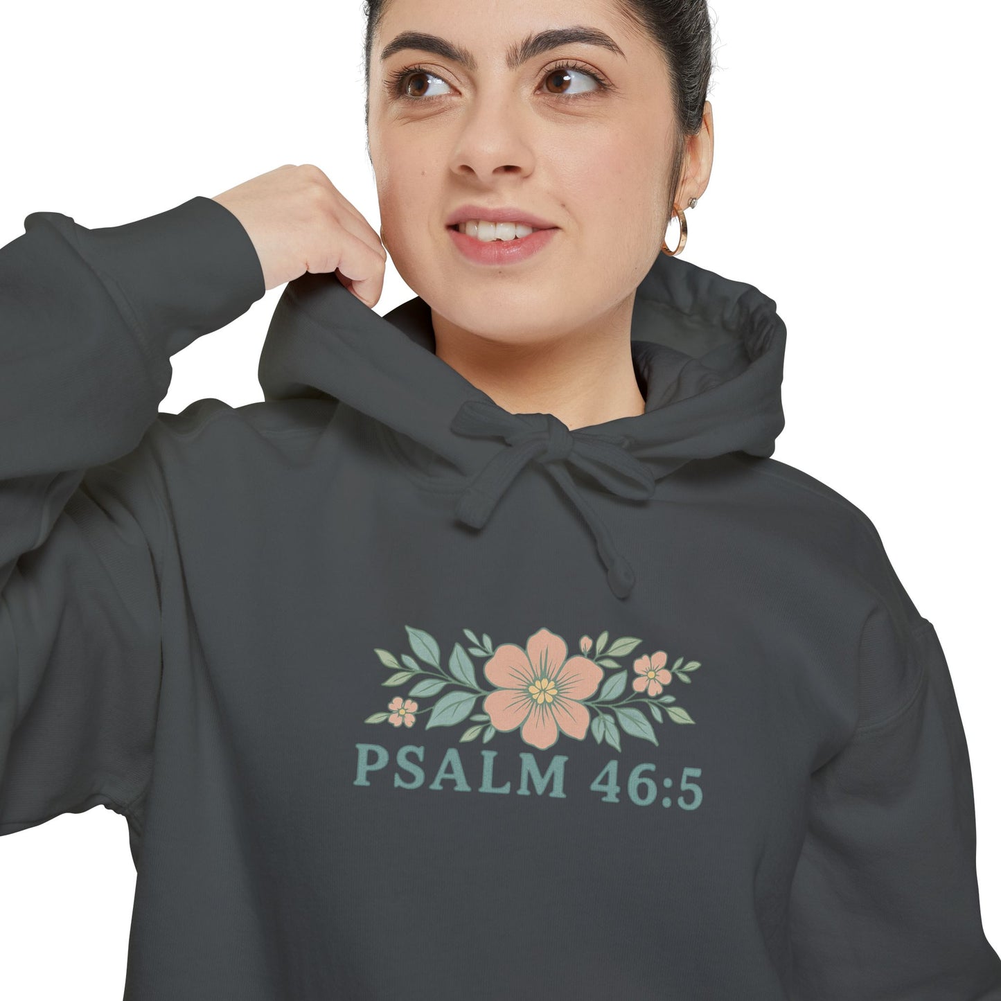 God Is Within Her, She Will Not Fall Hoodie | Psalm 46:5 Faith Hoodie – Bougie Pumpkin Boutique - The Bougie Pumpkin Boutique