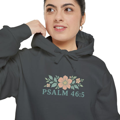 God Is Within Her, She Will Not Fall Hoodie | Psalm 46:5 Faith Hoodie – Bougie Pumpkin Boutique - The Bougie Pumpkin Boutique