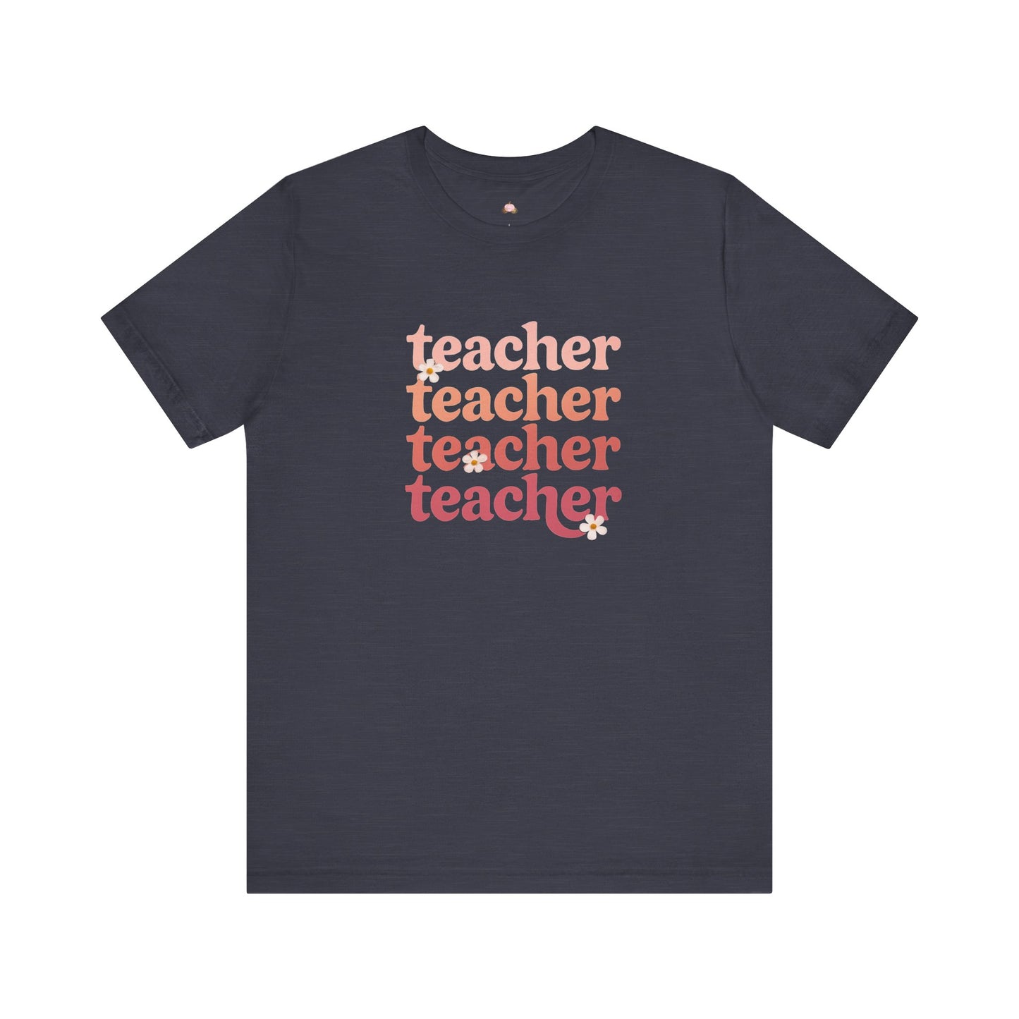 Teacher Vibes Unisex Jersey Tee - Perfect Gift for Educators, Teacher Appreciation, Classroom Style, Graduation Gift, Everyday Wear