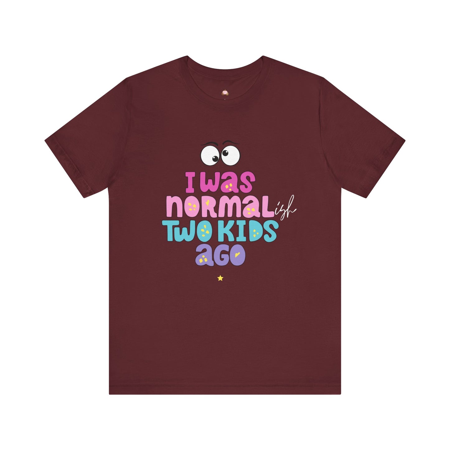 Unisex Jersey Short Sleeve Tee with 'I Was Normal Two Kids Ago' Design - Fun Parenthood Shirt, Gift for Moms and Dads, Casual Wear, [...]