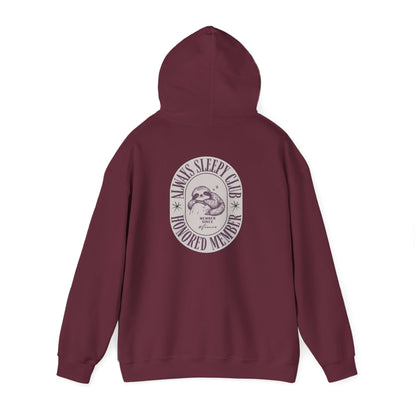 Always Sleepy Club Hoodie - Comfortable and Cozy Unisex Hooded Sweatshirt for Mamas and Teens