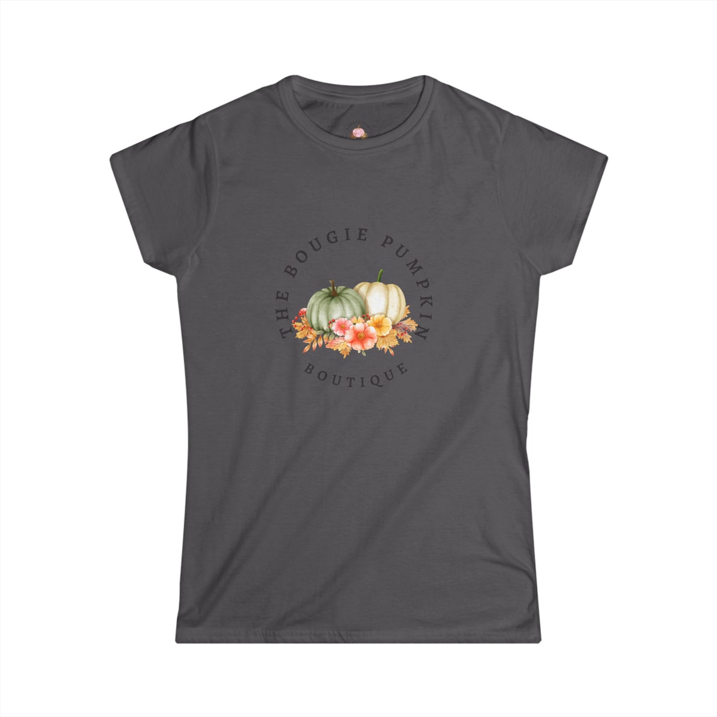 Women's T-Shirt - Bougie Pumpkin Boutique, Fall Halloween Design