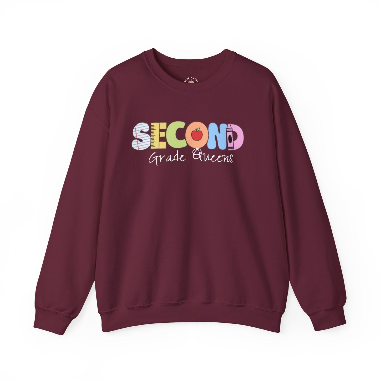 Second Grade Queens | Fun Classroom Gear, Teacher Gifts, Kids Apparel, Cozy Winter Wear, Back to School