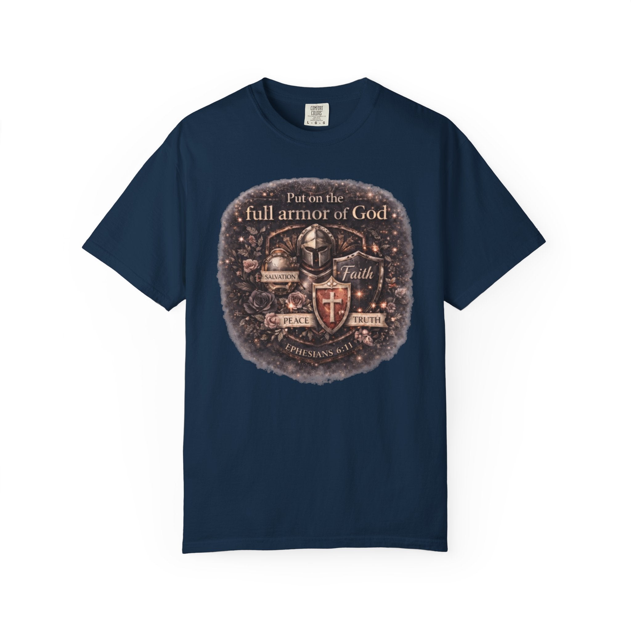 Armor of God T-Shirt — Christian Faith Graphic Tee (Ephesians 6:11)