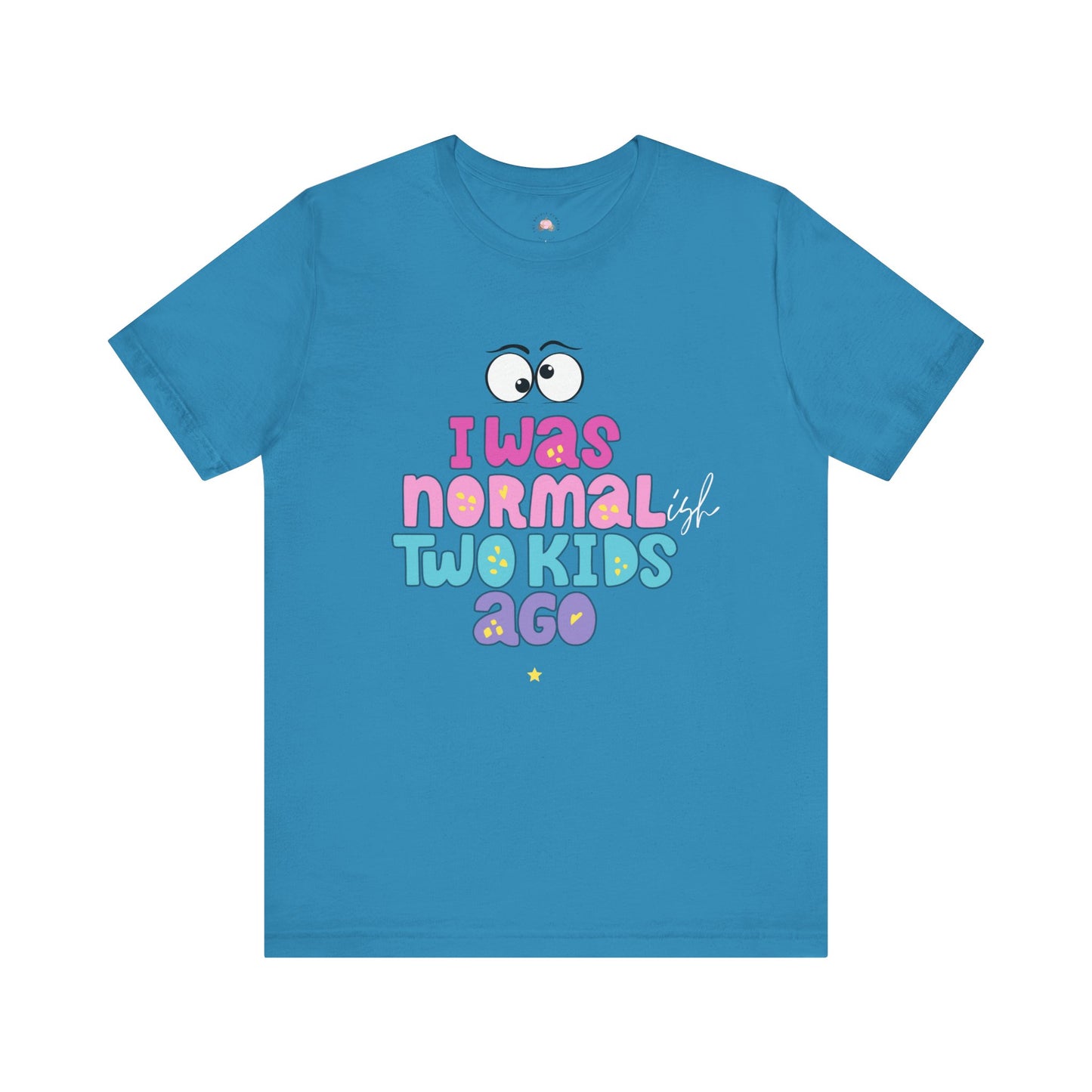Unisex Jersey Short Sleeve Tee with 'I Was Normal Two Kids Ago' Design - Fun Parenthood Shirt, Gift for Moms and Dads, Casual Wear, [...]