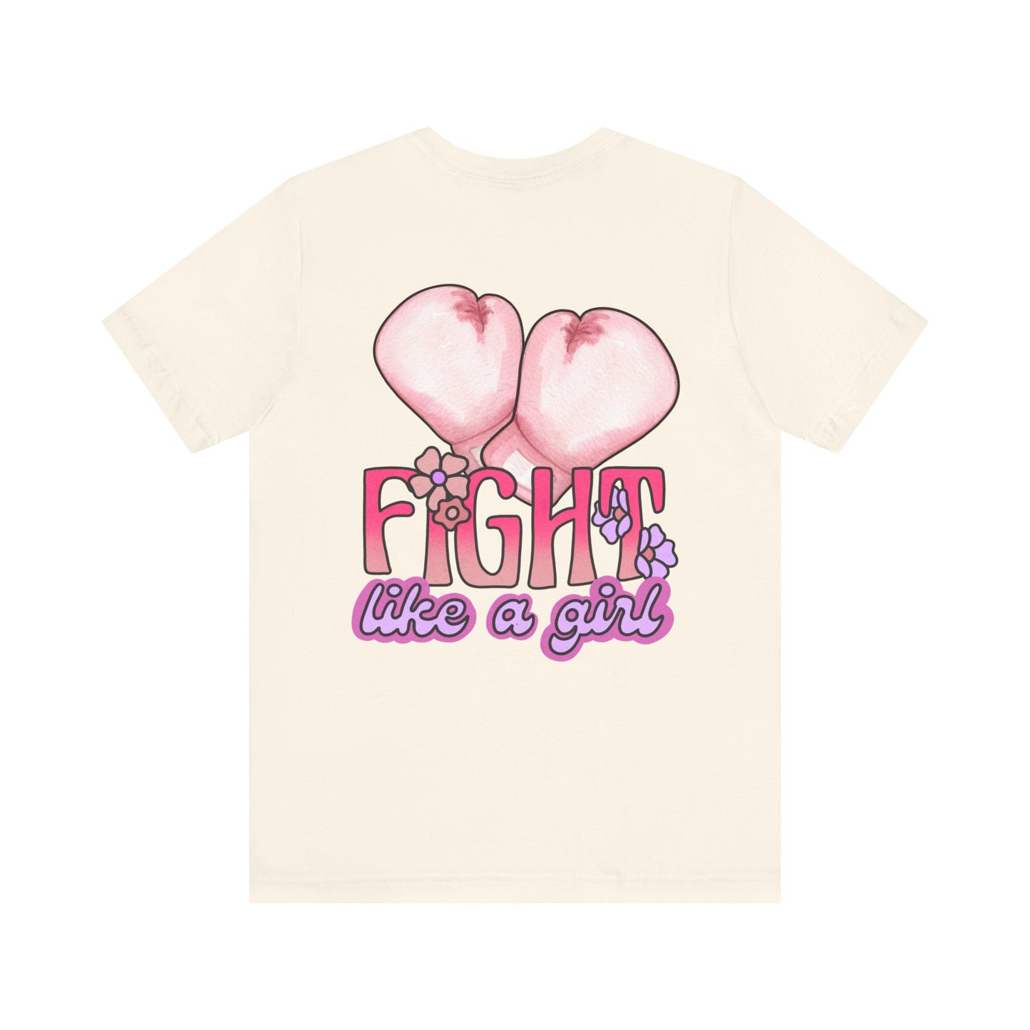 Empowerment Tee: Fight Like a Girl Unisex Jersey Short Sleeve T-Shirt, Awareness Shirt, Cancer Support Apparel, Gift for Fighters, [...]