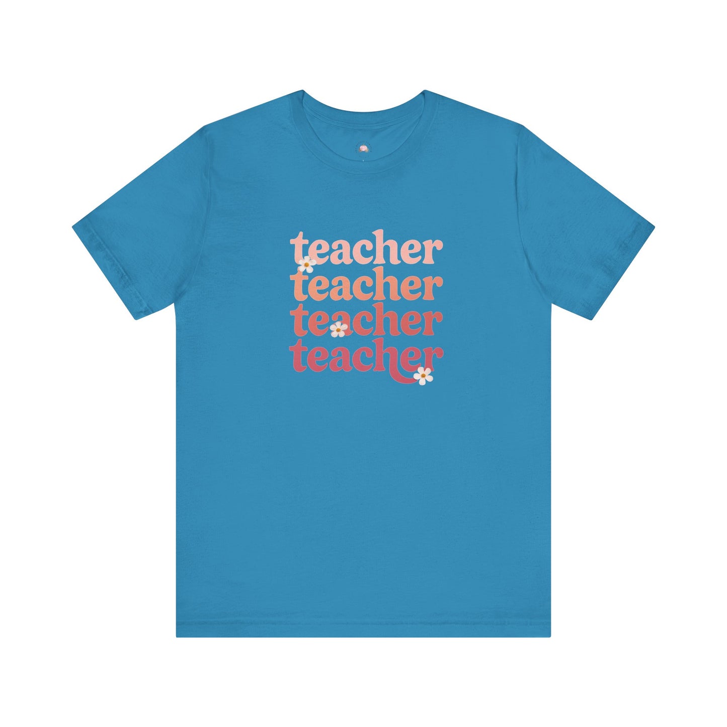 Teacher Vibes Unisex Jersey Tee - Perfect Gift for Educators, Teacher Appreciation, Classroom Style, Graduation Gift, Everyday Wear