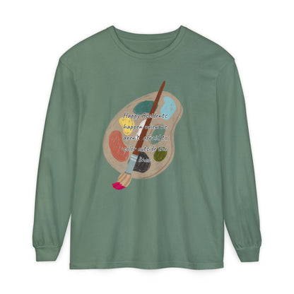 Long Sleeve T-Shirt - Don't Be Afraid to Color Outside the Lines