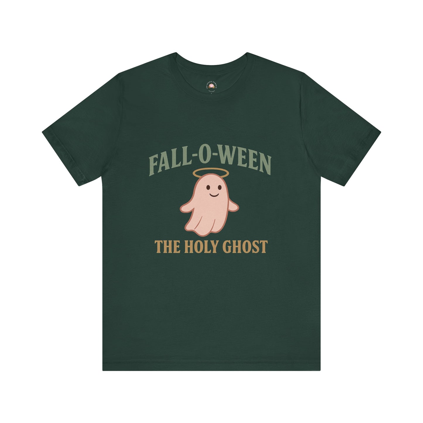 Christian Unisex Tee Holy Ghost Halloween Alternative Faith Humor - The Bougie Pumpkin Boutique