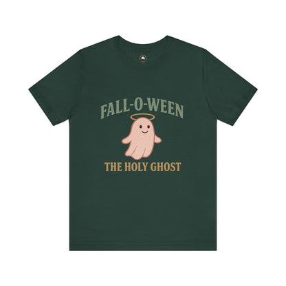 Christian Unisex Tee Holy Ghost Halloween Alternative Faith Humor - The Bougie Pumpkin Boutique