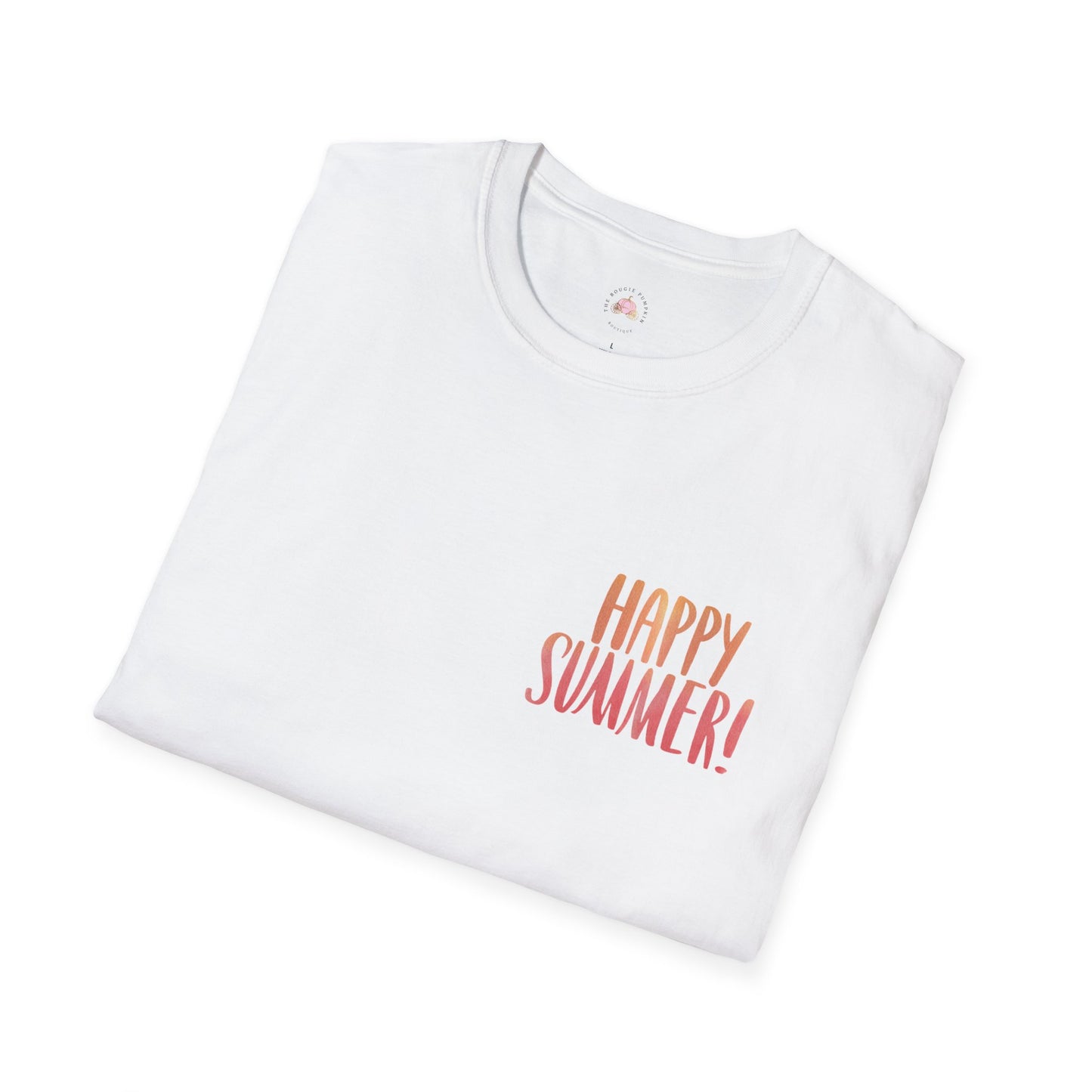 Happy Summer Unisex T-Shirt - Vacation Shirt and Beachwear