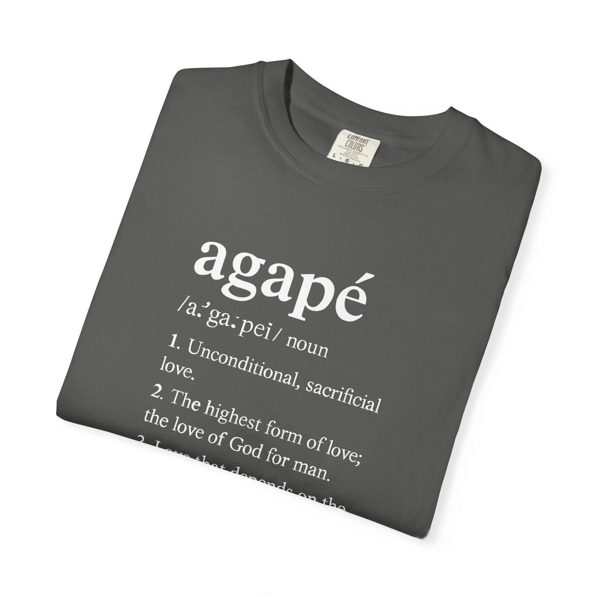 Agapé Definition Tee - Unconditional Love Christian T-Shirt