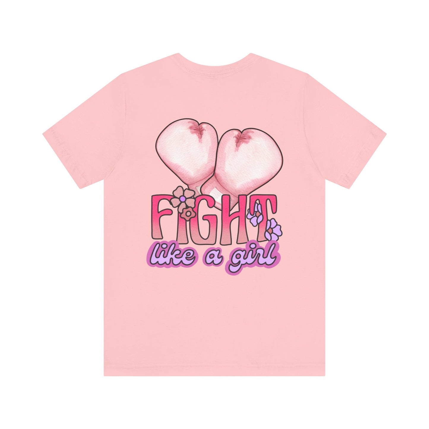 Empowerment Tee: Fight Like a Girl Unisex Jersey Short Sleeve T-Shirt, Awareness Shirt, Cancer Support Apparel, Gift for Fighters, [...]