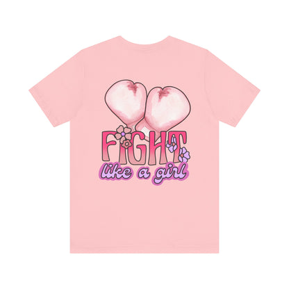 Empowerment Tee: Fight Like a Girl Unisex Jersey Short Sleeve T-Shirt, Awareness Shirt, Cancer Support Apparel, Gift for Fighters, [...]