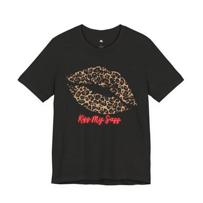 Funny Leopard Kiss Unisex Tee - Kiss My Sass