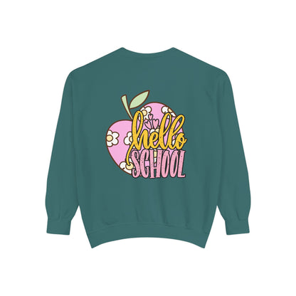 Teacher Appreciation Unisex Sweatshirt - Hello School, Back to School Gift