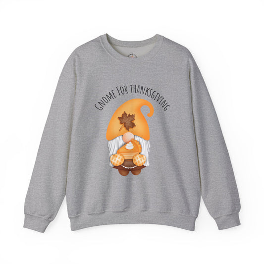 Thanksgiving Gnome Sweatshirt, Cozy Fall Apparel, Unisex Crewneck, Holiday Gift, Thanksgiving Decor