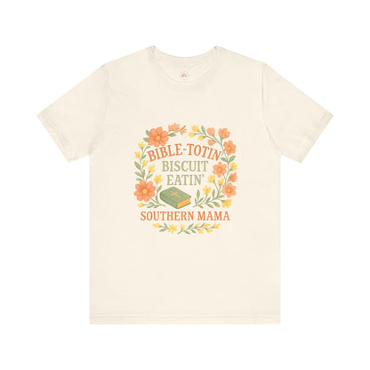 Southern Mama Biblical Tee, Fun Southern T-Shirt, Cute Gift for Moms, Bible Lovers, Casual Everyday Wear - The Bougie Pumpkin Boutique
