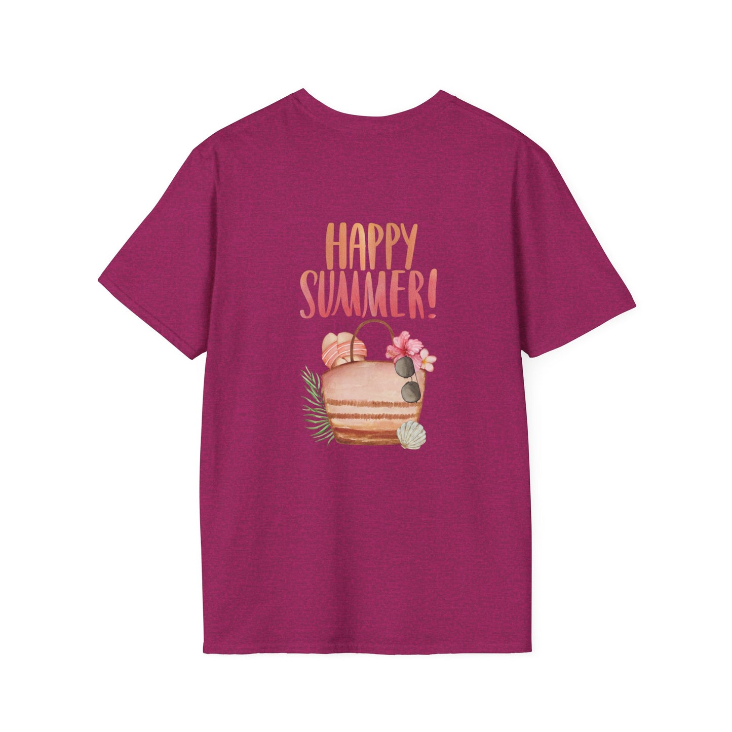 Happy Summer Unisex T-Shirt - Vacation Shirt and Beachwear