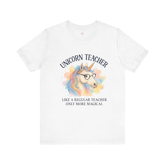 Unisex Tee - Unicorn Teacher Funny Design