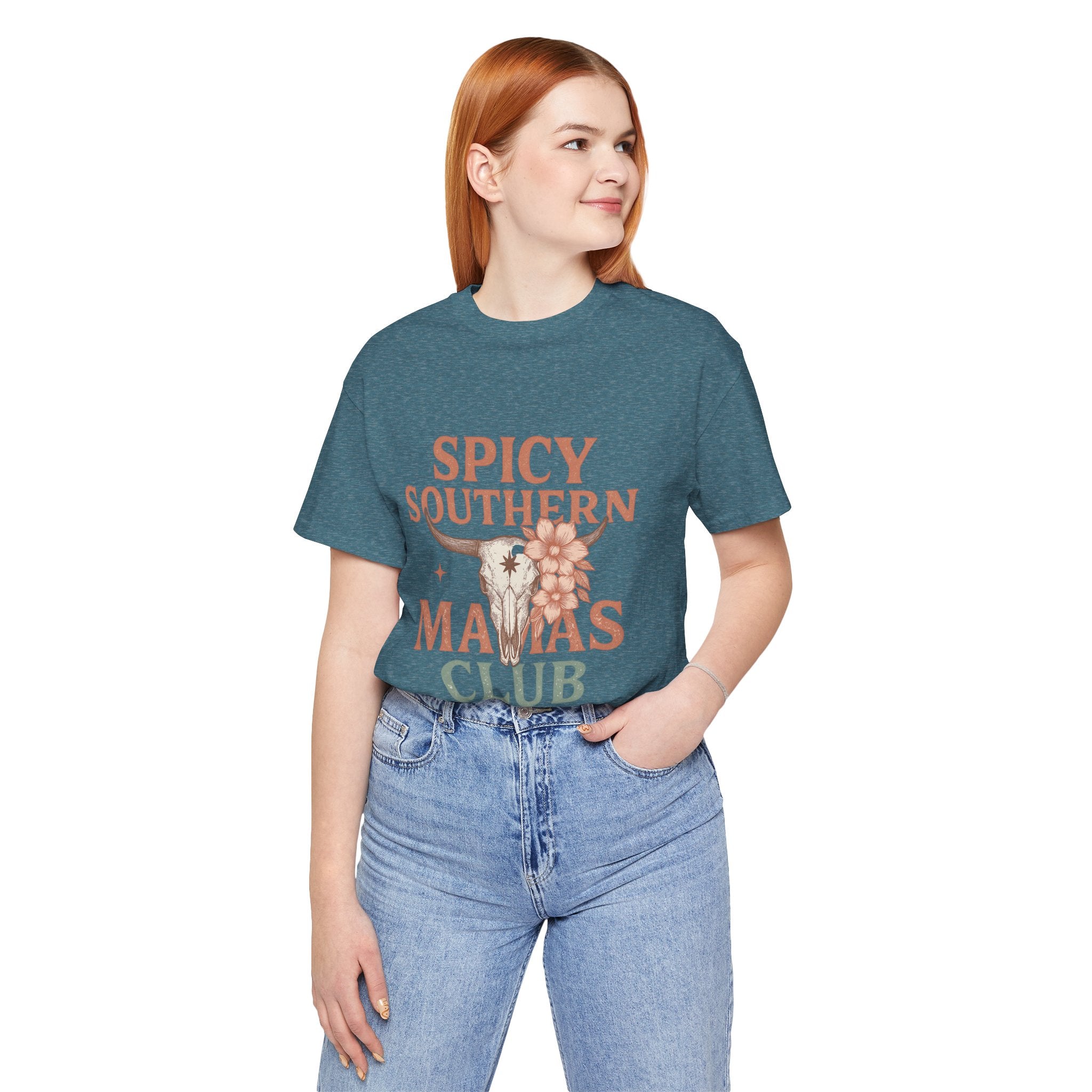Spicy Southern Mamas Club Tee | Western Graphic Shirt for Faith-Filled Women – The Bougie Pumpkin Boutique