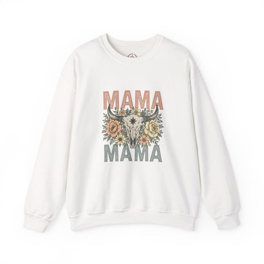 Floral Mama Skull Sweatshirt | Faith, Fashion & Sass – The Bougie Pumpkin Boutique - The Bougie Pumpkin Boutique