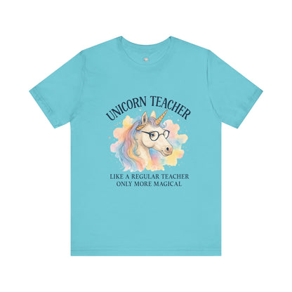 Unisex Tee - Unicorn Teacher Funny Design