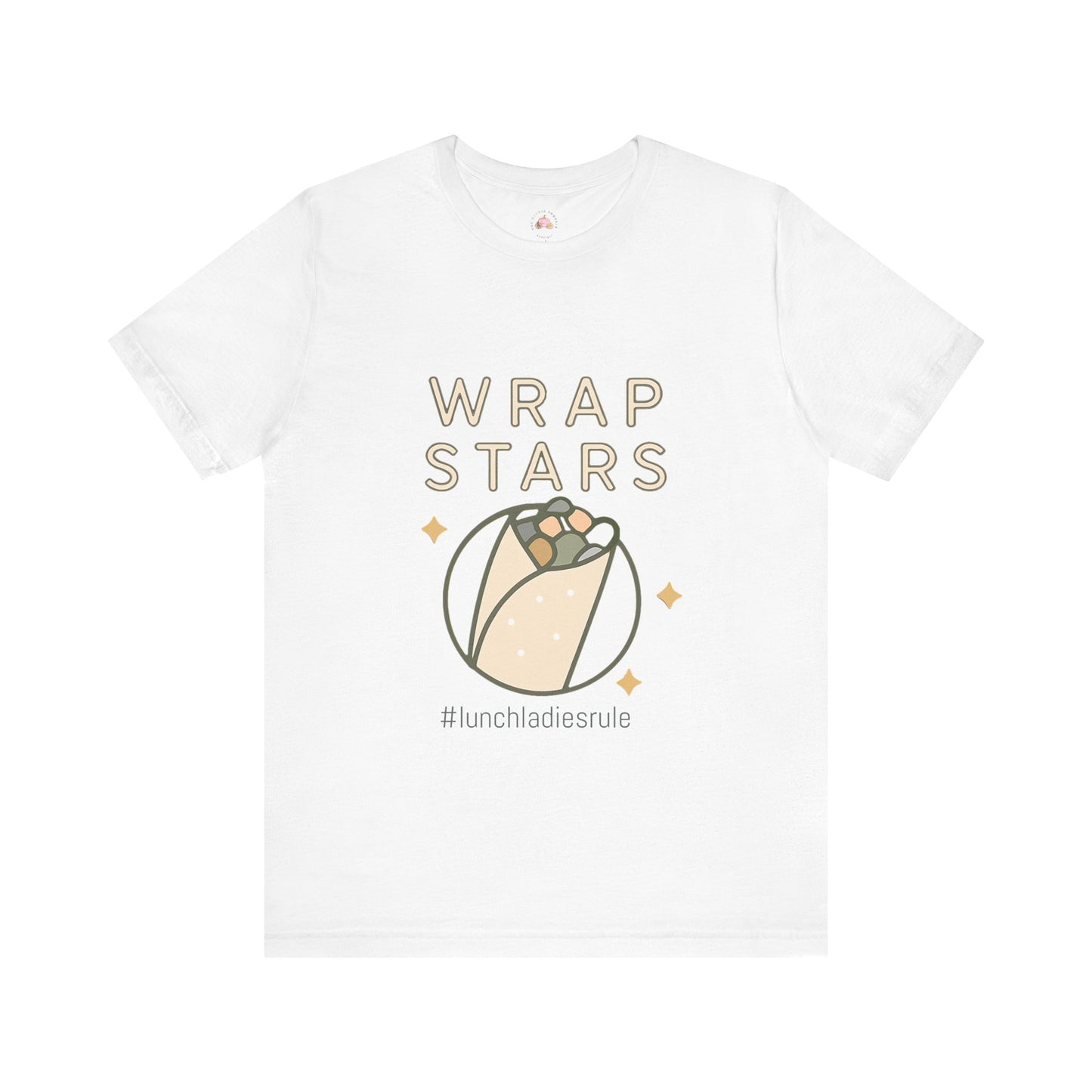 Funny Lunch Lady Unisex Tee - Wrap Stars School Spirit Shirt - The Bougie Pumpkin Boutique